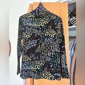 Thief and the bandit hand printed sustainably made turtleneck